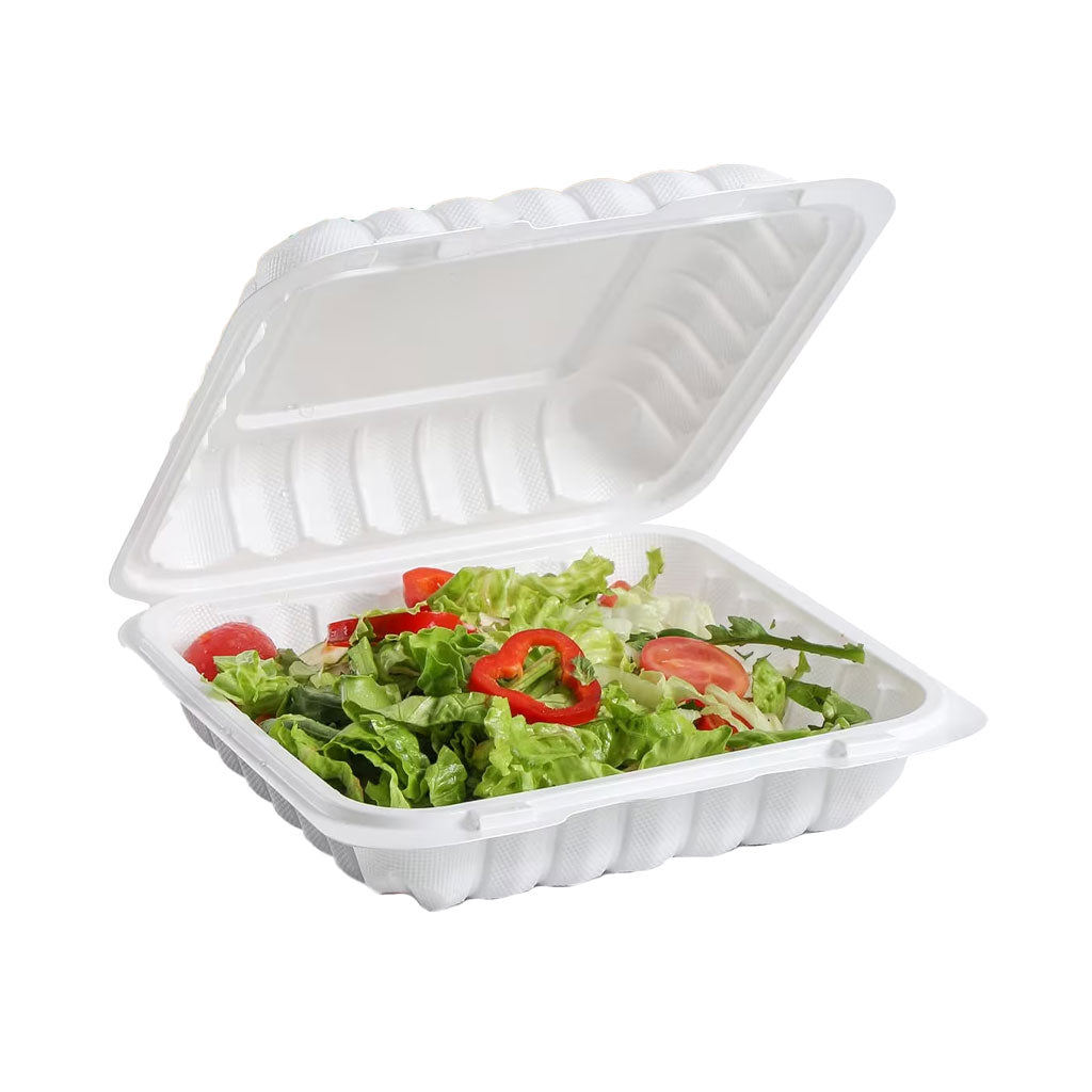 MFPP Compostable Hinged Containers