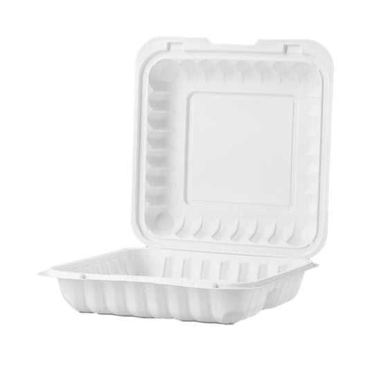 MFPP Compostable Hinged Containers